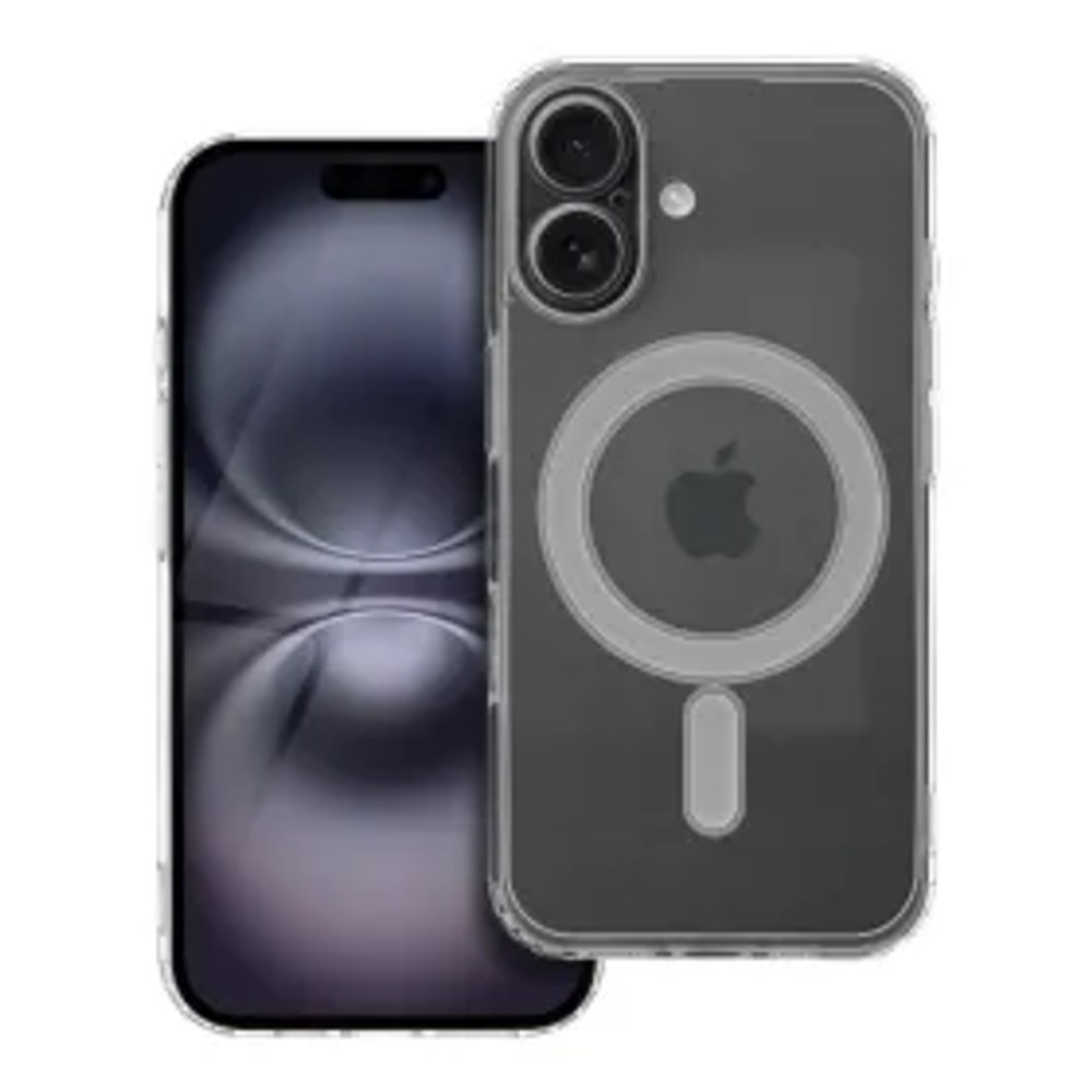 ČIRÉ pouzdro MAG COVER s ochranou fotoaparátu kompatibilní s MagSafe pro IPHONE 16 transparentní