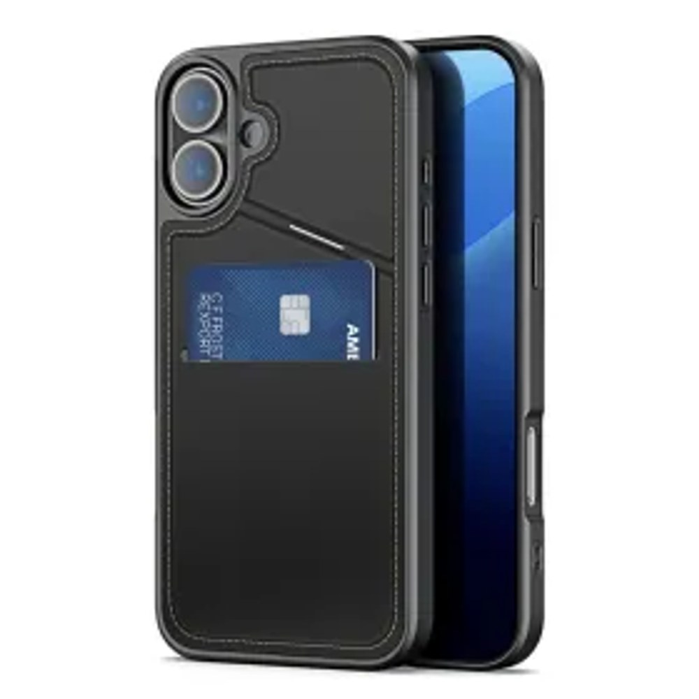 DUX DUCIS pouzdro RAFI II MAG se stojánkem kompatibilní s MagSafe pro IPHONE 16 Plus černé