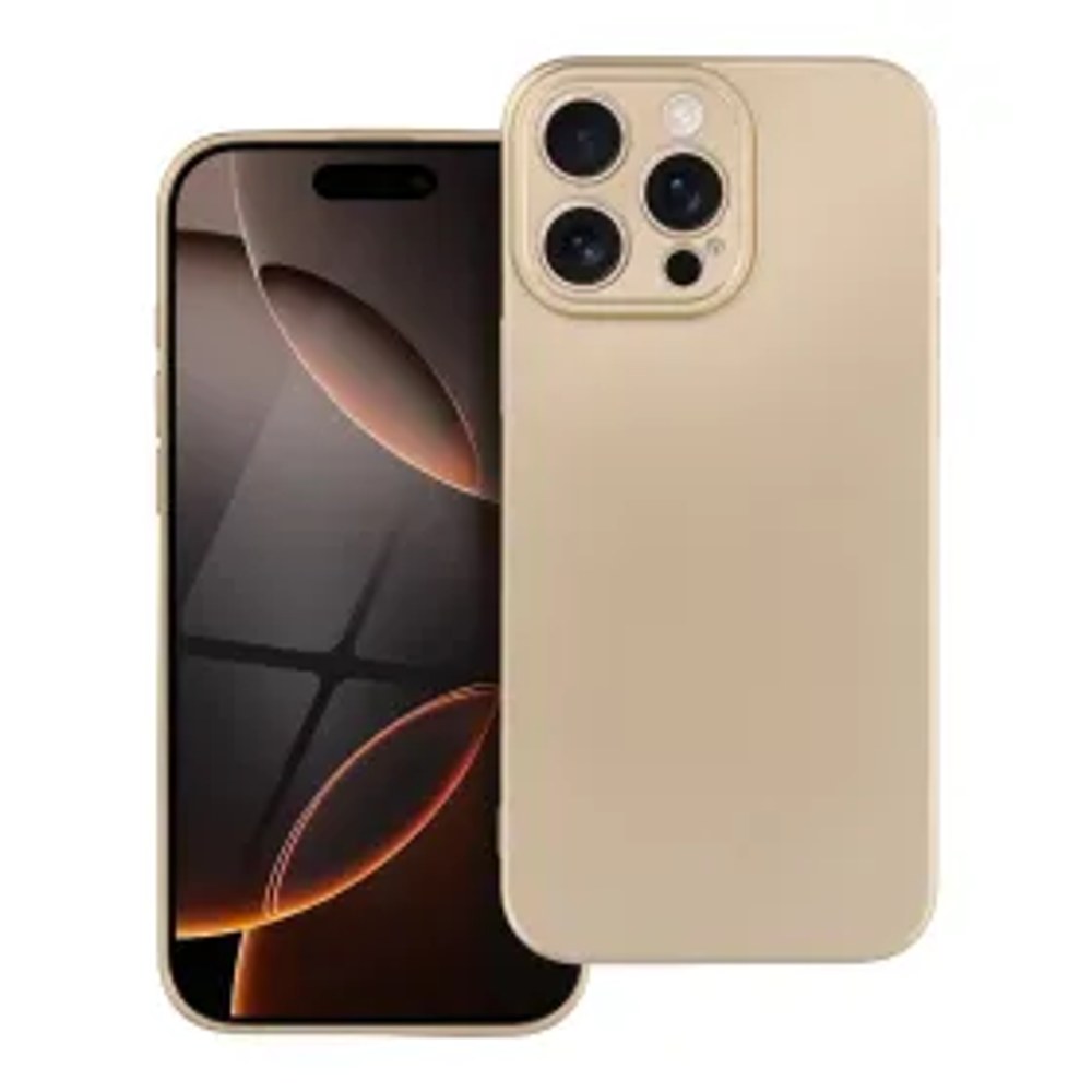METALICKÉ pouzdro pro IPHONE 16 Pro Max zlaté