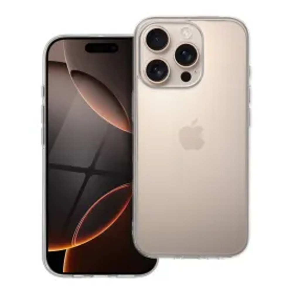 Pouzdro CLEAR 2 mm pro IPHONE 16 Pro (ochrana fotoaparátu) transparentní