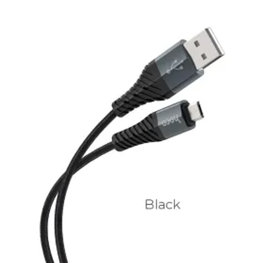 Nabíjecí datový kabel HOCO COOL pro Micro X38 1 metr black