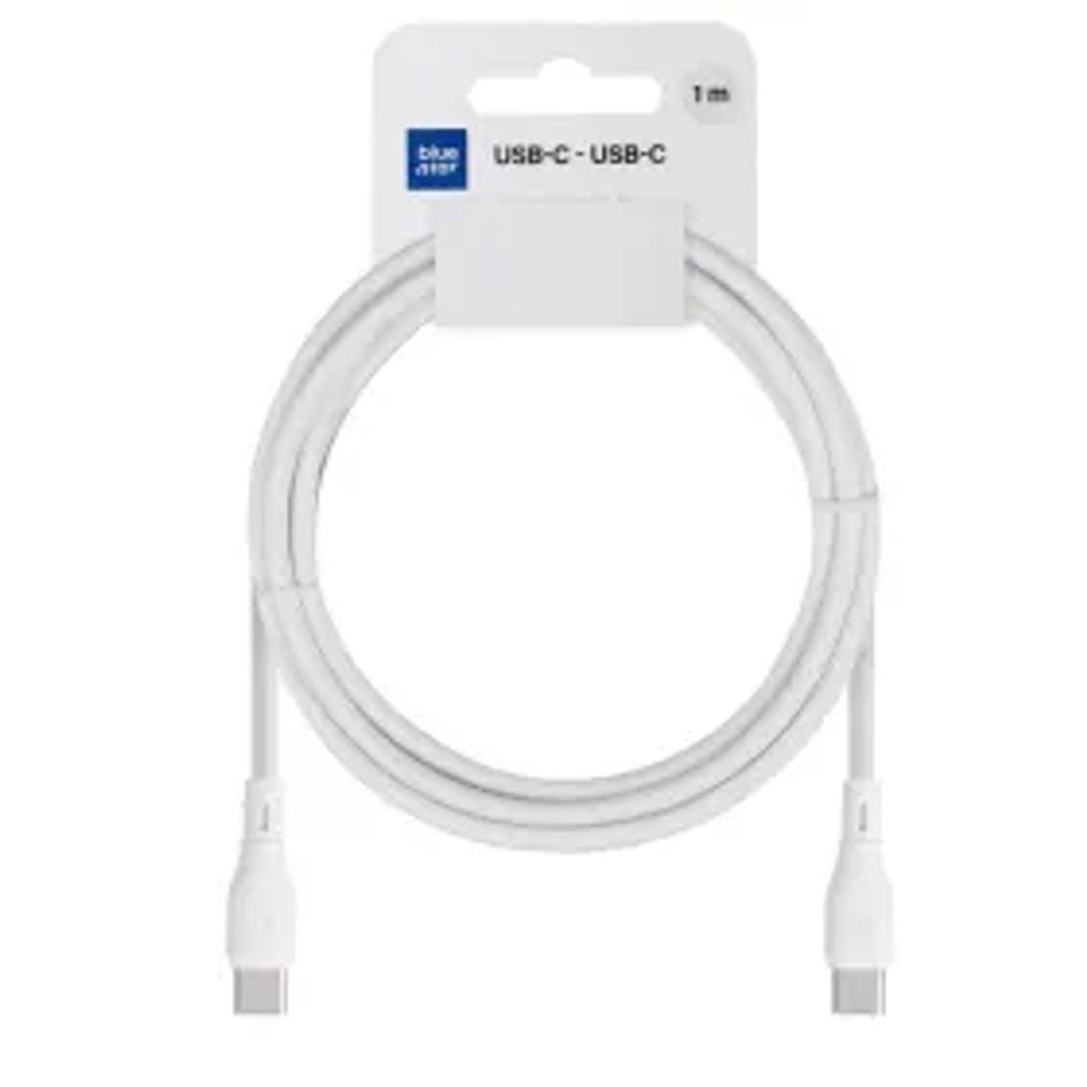 BLUE STAR ECO kabel 3A 60W typ C na typ C PJ73-13-3 1m bílý