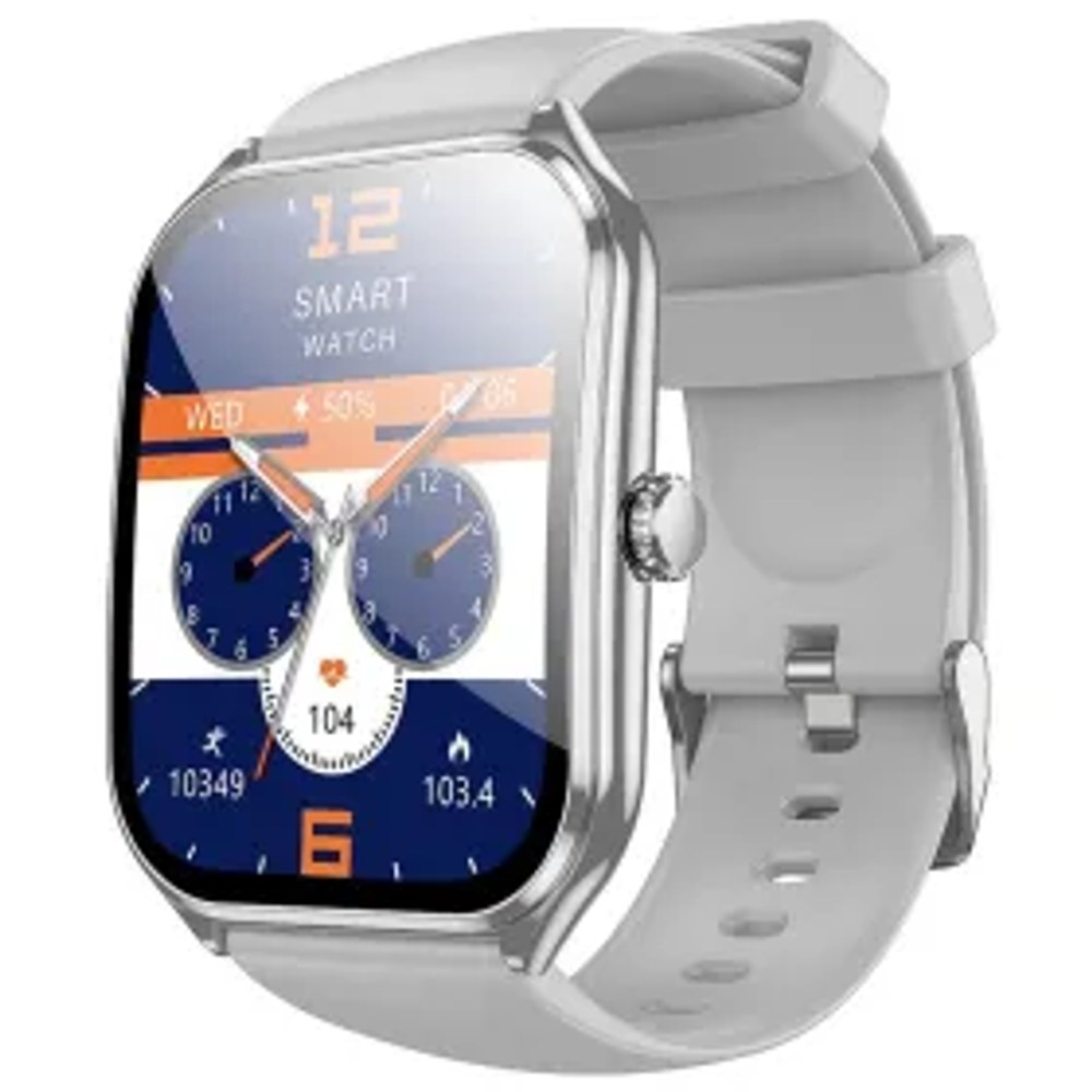 Chytré hodinky HOCO s funkcí volání AMOLED Y28 stříbrné