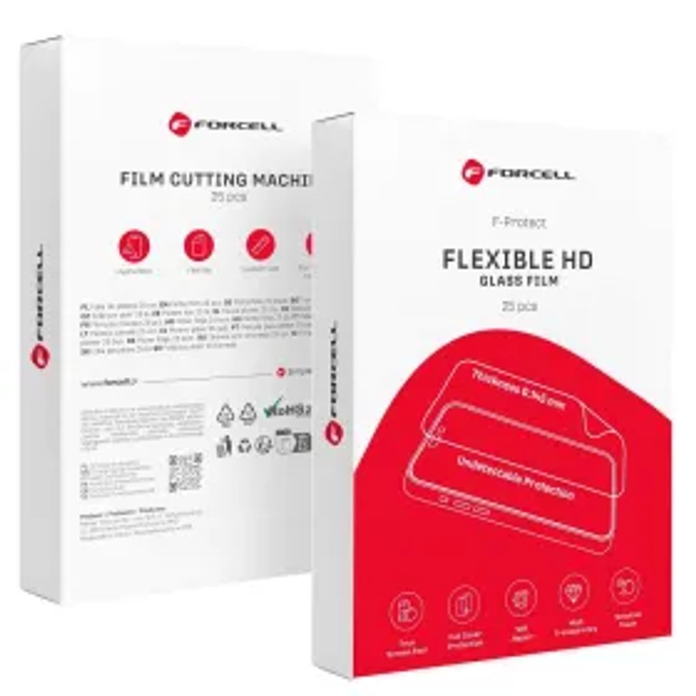 F-PROTECT FLEXIBLE HD - TPU fólie pro chytrý řezací stroj 196x125mm (25 ks/sada)