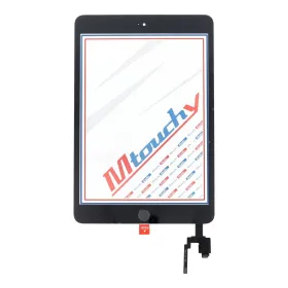 MUSTTBY Dotyková deska + zadní nálepka + Home pro iPAD Mini 3 (černá)