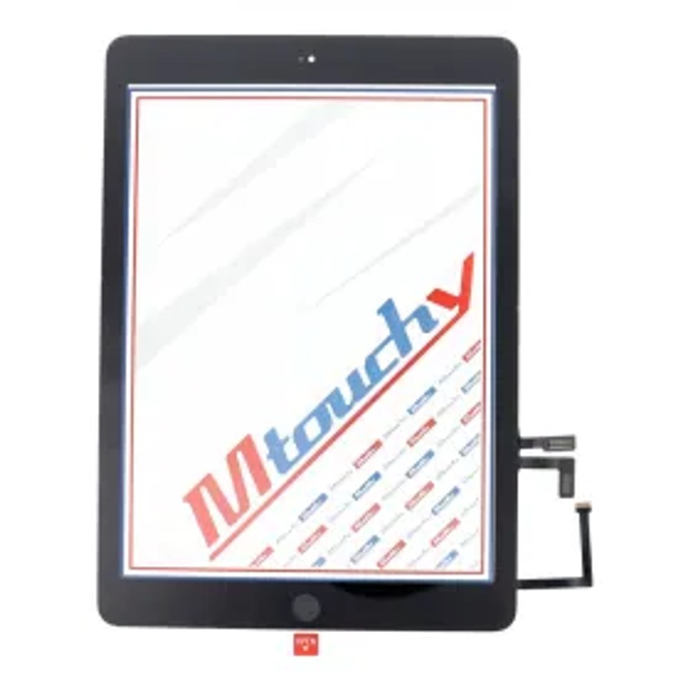 MUSTTBY Dotyková deska + zadní nálepka + Home pro iPAD Air1 (černá)