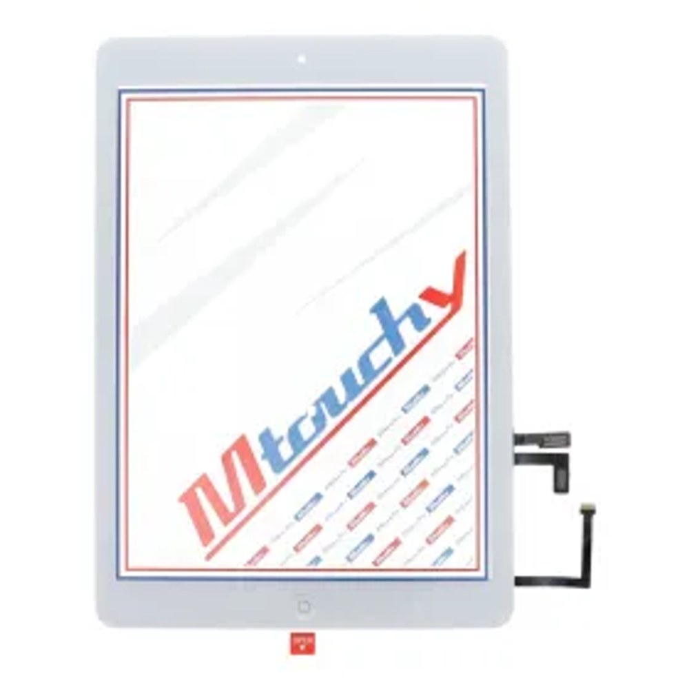 MUSTTBY Dotyková deska + zadní nálepka + Home pro iPAD Air1 (bílá)