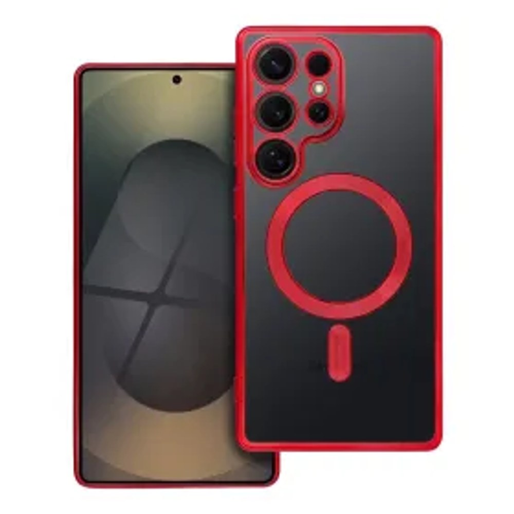 Pouzdro ELECTRO MAG COVER kompatibilní s MagSafe pro SAMSUNG S25 Edge červené