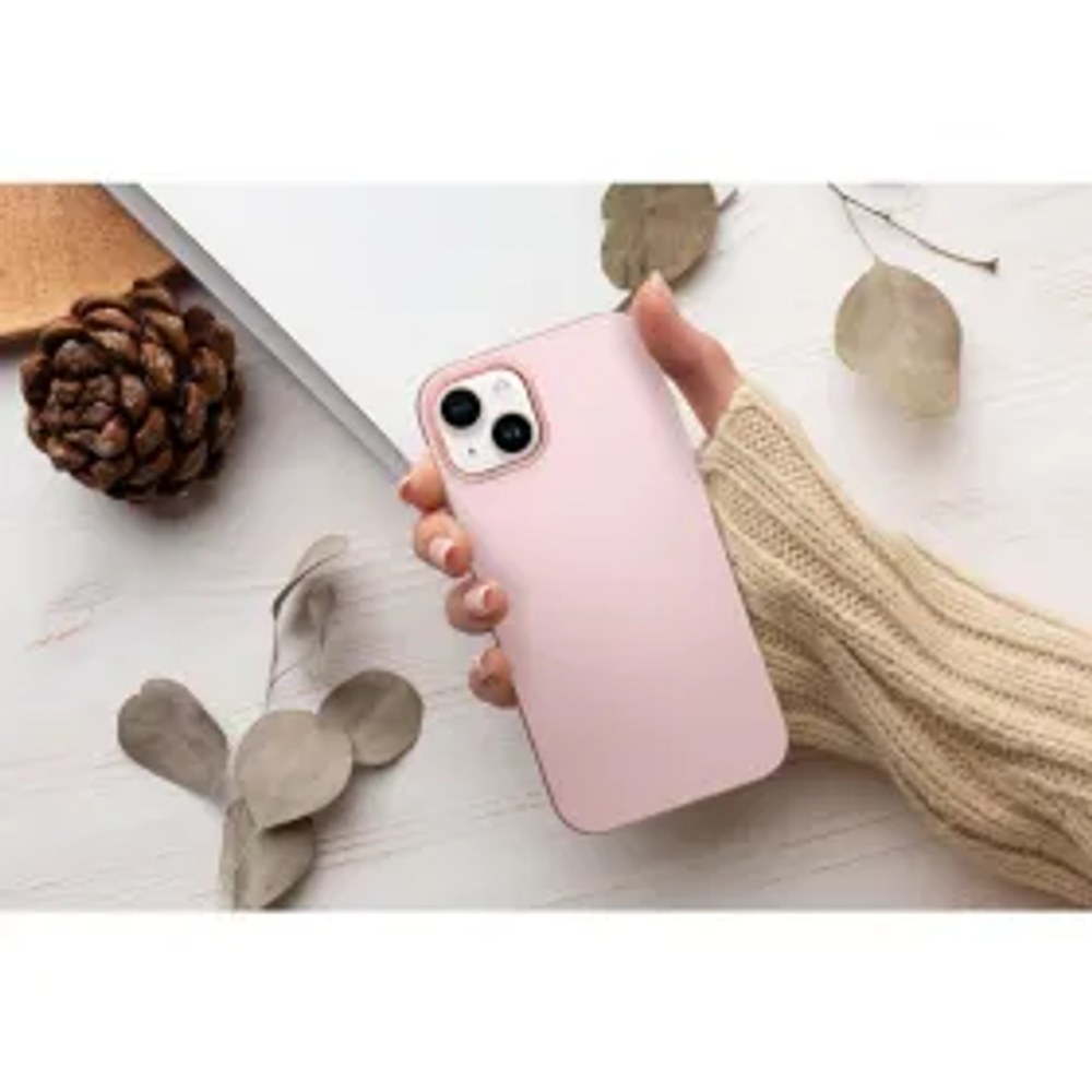 Pouzdro FRAME pro IPHONE 16 pudrově růžové